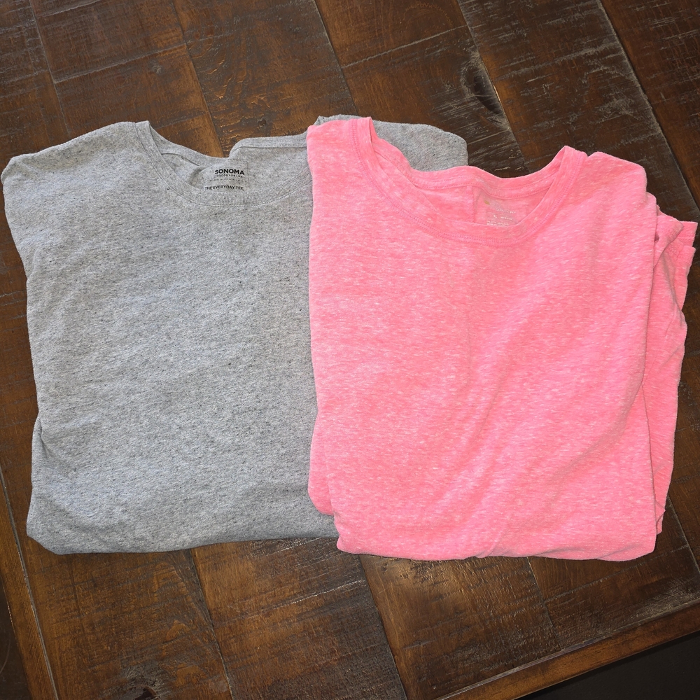 Pink and Gray Long Sleeve
